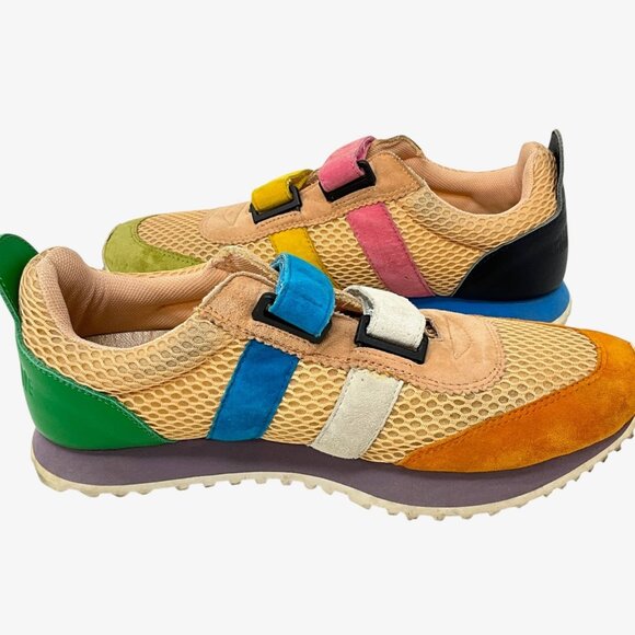 Charlotte Stone Conway Retro Mismatch Sneaker Casita US Size 10 Colorful Women - Picture 11 of 16